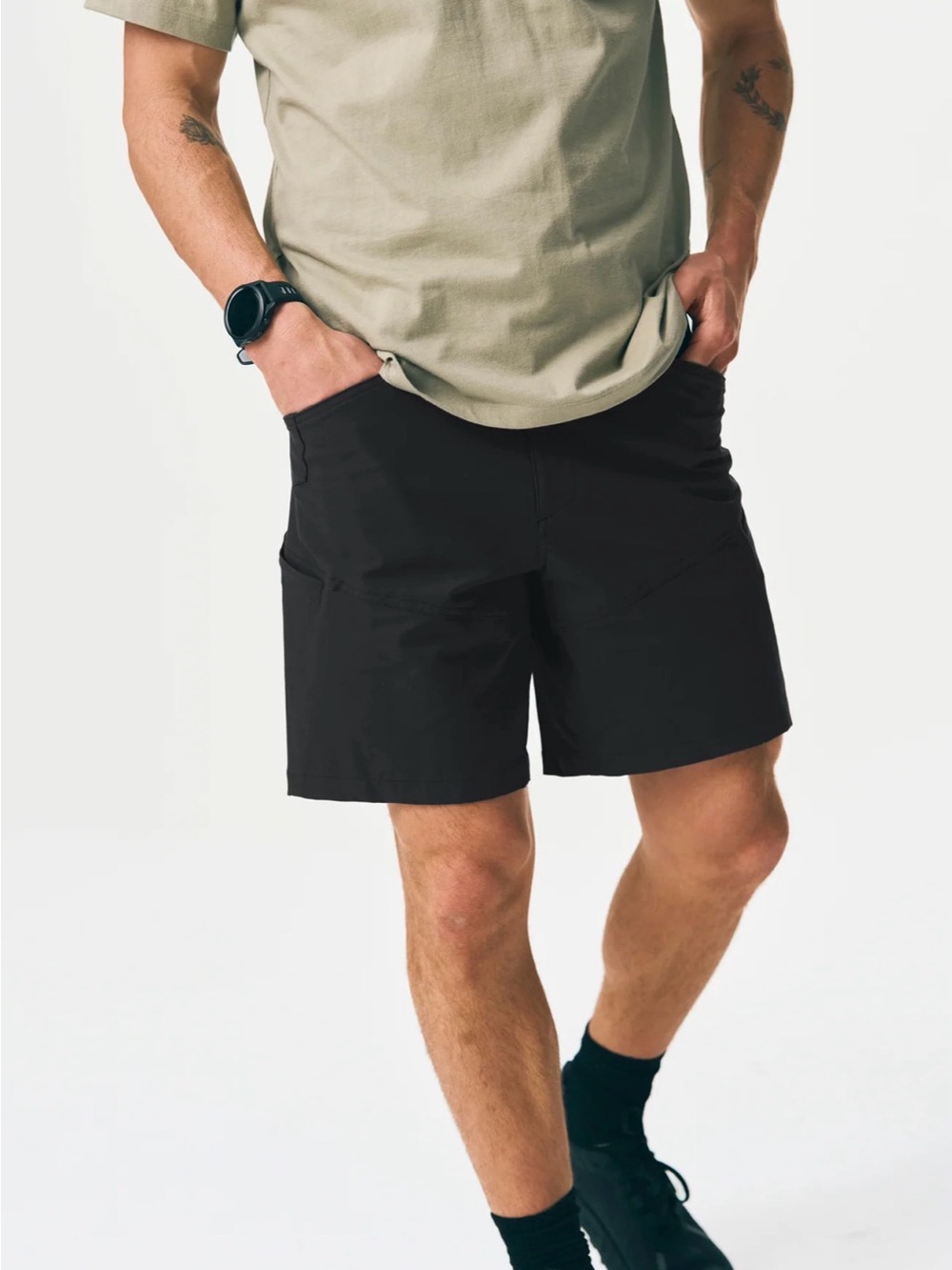 Ten Thousand Black Utility Shorts